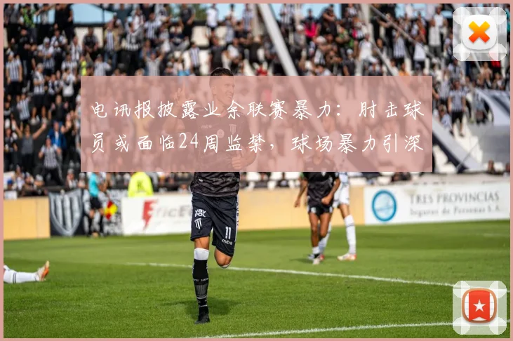 电讯报披露业余联赛暴力:肘击球员或面临24周监禁,球场暴力引深思